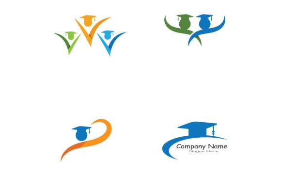 Designing With the Education People Logo Vector Icon