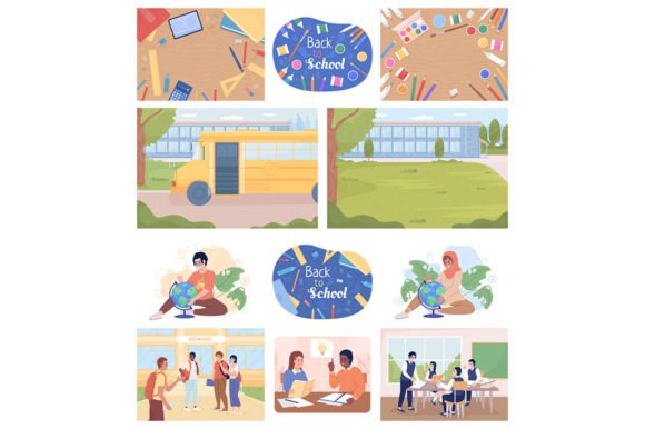 Education Characters SVG Illustrations for Creators