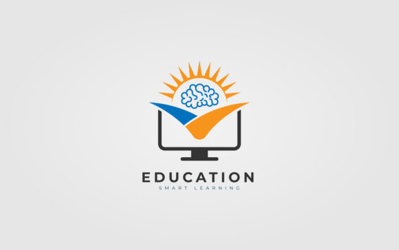 Education Logo Design: Light Bulb Concept