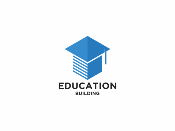 Mastering the Education Building Logo Design Vector for Academic Branding