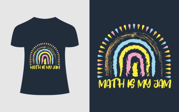 Math Is My Jam: A Vector T-Shirt Design