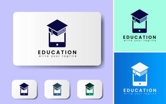 Online Education Logo Design Template