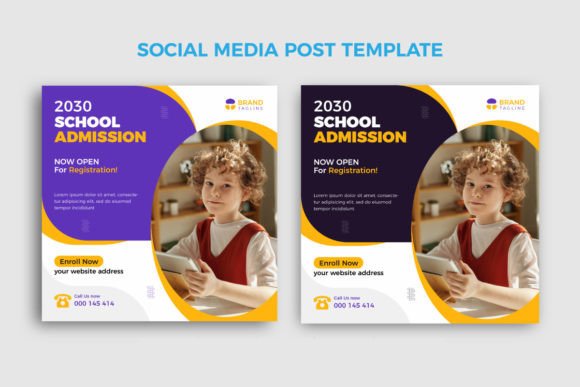 School Admission Banner Design Guide