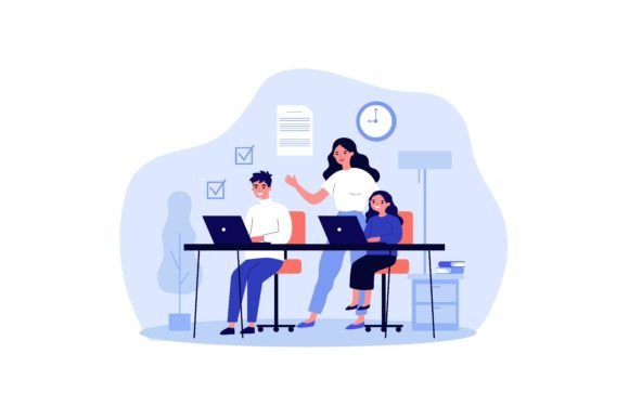 The Visual Impact of a Female Teacher Explaining Lesson to Students in Modern Educational Design