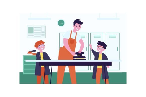 Visualizing Hands-On Learning with Plane Illustrations